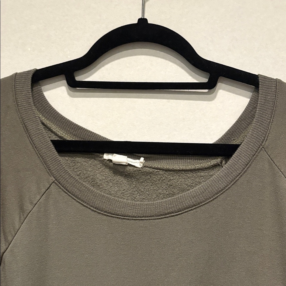 Threads 4 Thought - Parscarelli Feather Fleece Sweatshirt Size XXL. Olive Gree - Picture 6 of 15